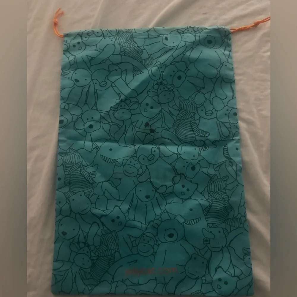 🔥Jellycat London Blue Drawstring Dust Bag Pouch 15 x 23” Dust Bag Only